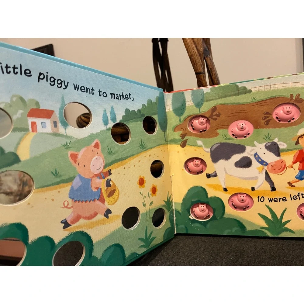 This Little Piggy Teresa Imperato Interactive Squishy Pigs Counting Board Book